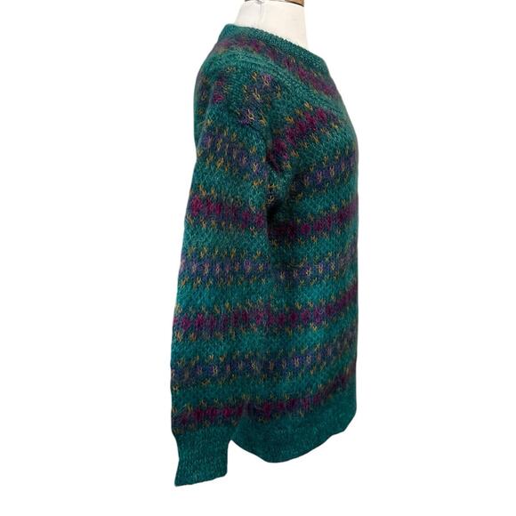 Vintage Studio Michelle Stuart Nordic Mohair Wool Blend Sweater Hong Kong - Picture 4 of 6